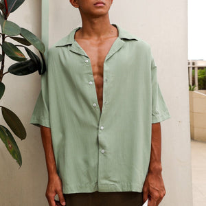 Raynen Cuban Shirt | Green Tea - image