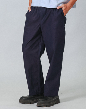 Resort Linen Pants in Navy - image