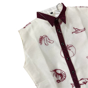 Sinigang Collared Sleeveless Dress - image