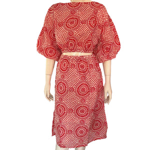 Teresa Top & Skirt Set in Madrid Print - image