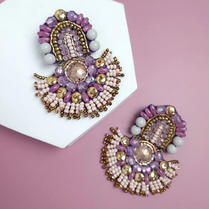 Bugambilia Door-knocker Earrings - image