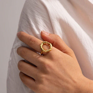 Irregular Circle Ring - image