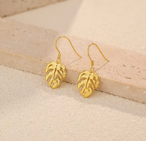 Monstera Earrings - image