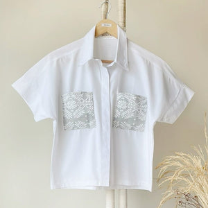 Paulina Top in Ivory - image