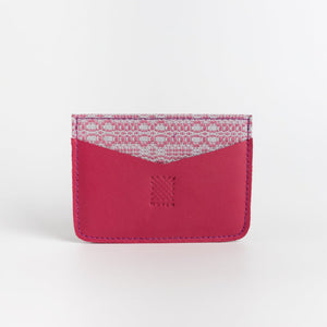 Benguet (Cranberry) Leather Card Holder - image
