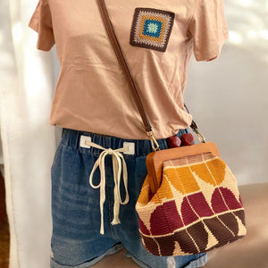 Crocheted Sling Clutch - image