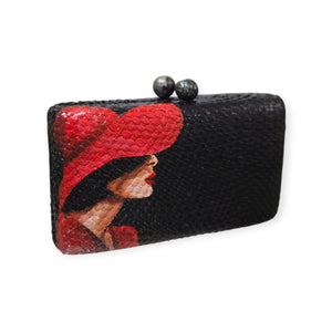 Handpainted Clutch Bag - image