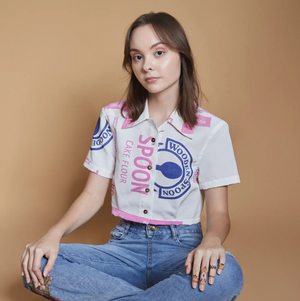 Pilmico Pink Cropped Polo - image