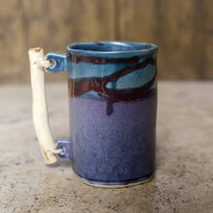 Stoneware Purple Hue Slab Mug - image