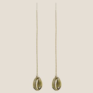 Cowrie Threader Earrings - image