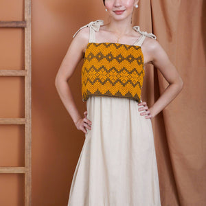 Lia Dress in Mustard - image
