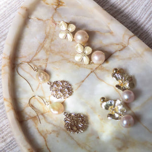 Handcrafted Pearl Earrings - image