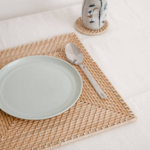 Rattan Square Placemat - image
