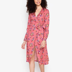 Lara Floral Wrap Dress - image