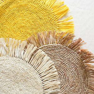 Round Raffia Placemat - image