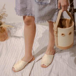 Kara Cross Strap Slides - image