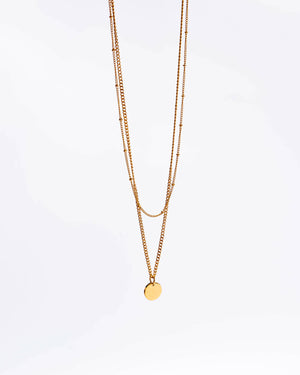 Milan Double Layered Necklace - image