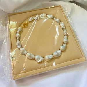 13 mm Baroque Freshwater Pearl Necklace - image