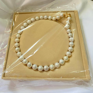 13 mm Round High Quality Freshwater Pearl Necklace - image