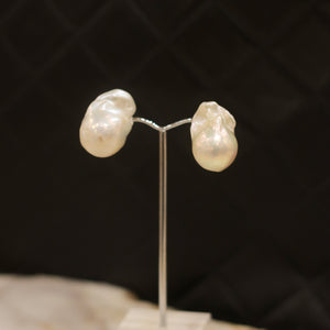 Laia Freshwater Baroque Pearls Studs - image