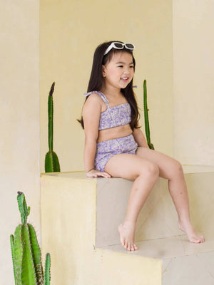 Claudè Smocked Two Piece Swimsuit | Fleur - image