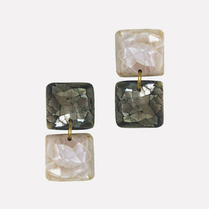 Concha Cuadro Earrings - image