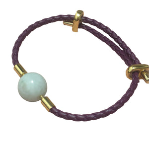 Jade Bracelet Dark Maroon - image