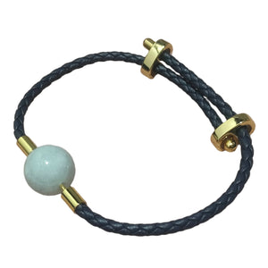 Jade bracelet Deep Blue - image
