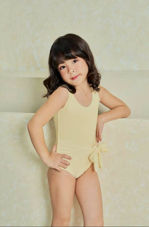 SUMMER One Piece side tie waist bottom + shirring accent - image