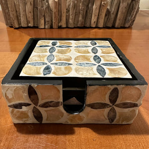 Mother of Pearl Tiles Coaster - image