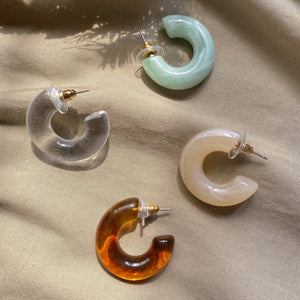 Mini Acrylic Earrings - image