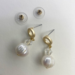Napintas Fresh Water Pearl  Earrings - image