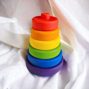 Rainbow Stacking Tower - image
