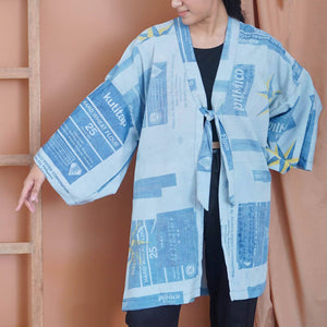 Star Blue Kimono - image