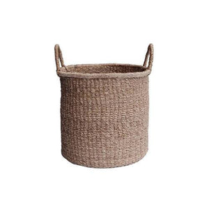 Abaca Basket Plain Round Natural - image