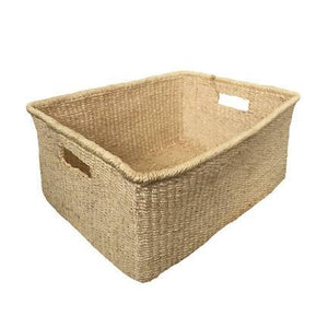 Abaca Storage Box Plain White - image