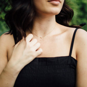 Malaya Pearl Silver Necklace - image