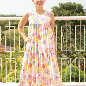 TAMMY DRESS IN COLORED FLORAL POP - image