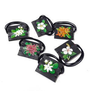 Hand-Painted Hair Ties - Philippine Flora Collection - image