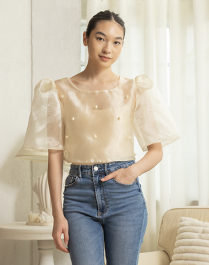 Eva Filipiniana Top Plain - image