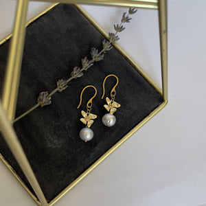 Handcrafted Earrings - Freshwater Pearls - image