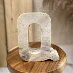 Marble Letter Bookends - image