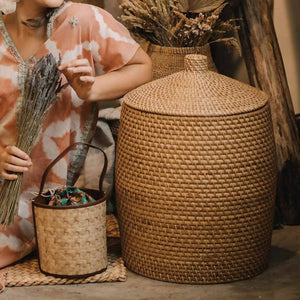 Rattan Storage Baskets - image