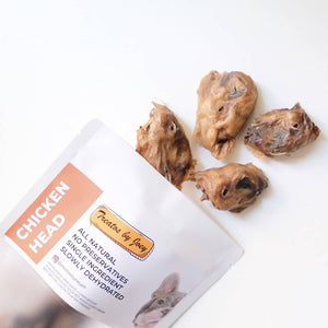 All Natural Dehydrated Chicken Head Dog Chew - image