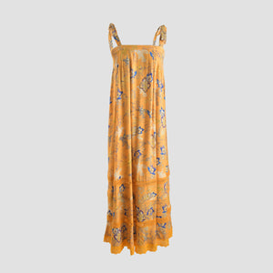 Breeze Dress (Mom) - Mustard Amihan Print - image