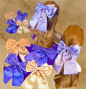 Dainty Satin-silk Bow medium size - image