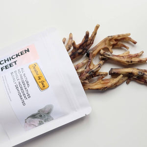 All Natural Dehydrated Chicken Feet Dog Chew - image