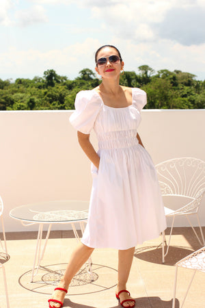 PALTROW DRESS IN WHITE - image