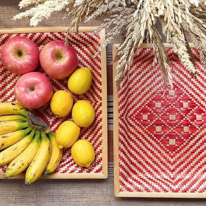 Bamboo Pattern Tray - image