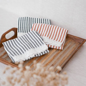 Hand-Woven Cotton Handtowels - image